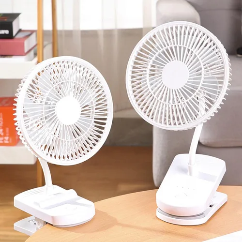 Vista 7 de Homyl Clip on Fan, 4 Speeds Small Fan with Strong, Clip & Desk Fan USB Plug in with Sturdy Clamp - Quiet Operation for Office Dorm Bedroom Stroller