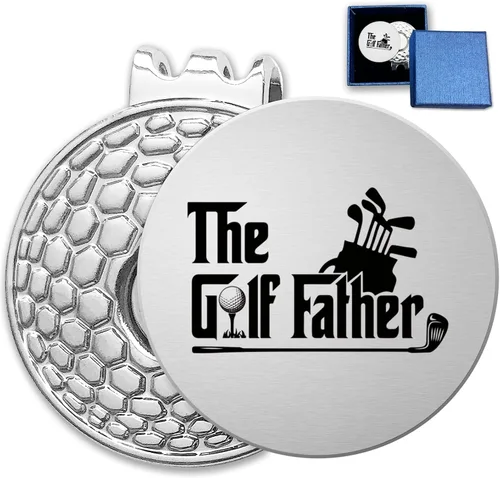 Vista 7 de Funny Golf Ball Marker with Magnetic Hat Clip, A Perfect Golf Gift for Men Men,First for New Dad for Husband,Dad,Grandpa,Golf Lovers