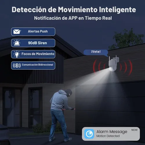 Vista 4 de KKB Cámara de seguridad celular 4G LTE, cámara celular con cable, tarjeta SIM integrada para exteriores/interiores, plan de datos ilimitado, sin
