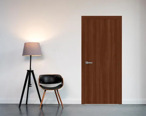 Vista 8 de SARTODOORS Puerta francesa sólida interior interior de 18 x 80 pulgadas roble caramelo 3001 básico Manija de marco de panel regular individual