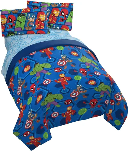 Jay Franco - Juego de cama para niños pequeños (individual y matrimonial)