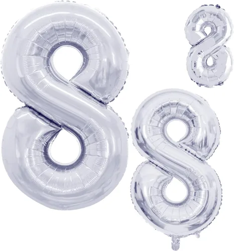 Vista 80 de GOER Globos con el número 80 para decoraciones de fiesta de cumpleaños número 80, globos de helio de aluminio jumbo de 42 pulgadas para 80 Oro rosa
