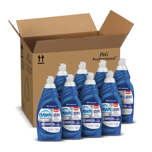 Vista 9 de Dawn Professional Detergente Jabón Lavavajillas Manual de Servicio Pesado para Ollas y Sartenes, 1 Galón (Caja de 2)