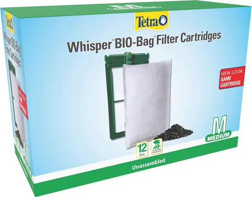 Vista 3 de Tetra Whisper Bio-Bag - Cartuchos de filtro para acuarios - Sin ensamblar, tamaño mediano (paquete de 12)