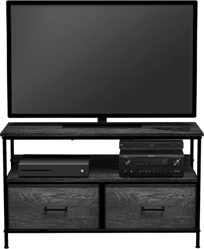 Vista 9 de Sorbus Mueble Cómoda para TV con 2 Cajones - Soporte Elevador de Televisión con Almacenamiento - Mueble para Dormitorio, Sala de Estar, Armario
