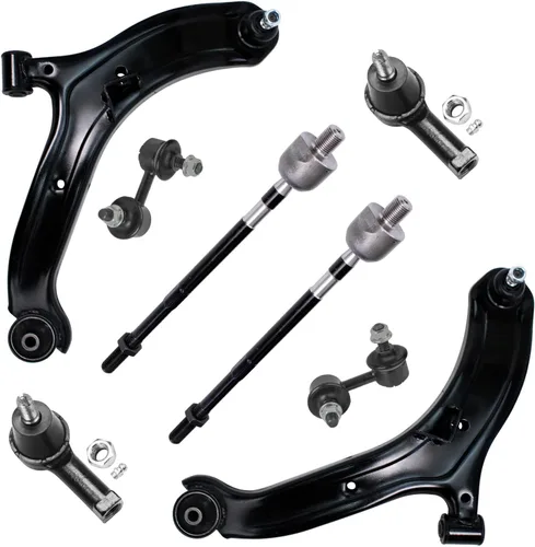Vista 106 de Detroit Axle - Kit de suspensión frontal de 8 piezas para Chevy GMC Silverado Sierra Suburban 1500 Yukon Avalanche Cadillac Escalade brazos