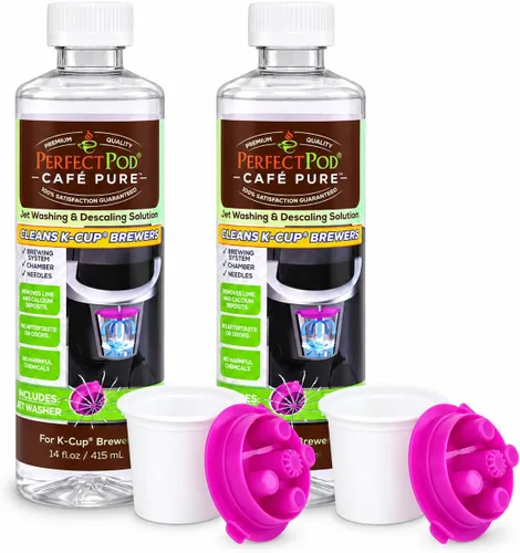 PERFECT POD Café Pure - Kit de limpieza para cafetera, solución