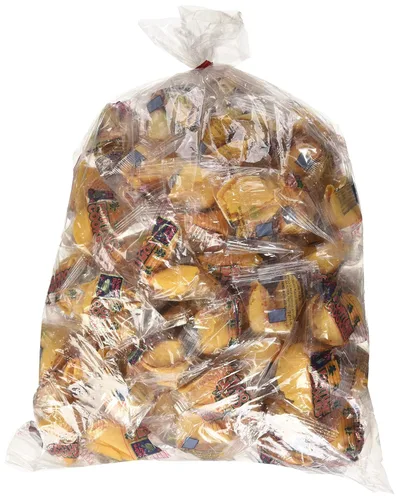 Vista 2 de 100 piezas Galletas de la fortuna frescas envueltas individualmente (Golden Bowl)