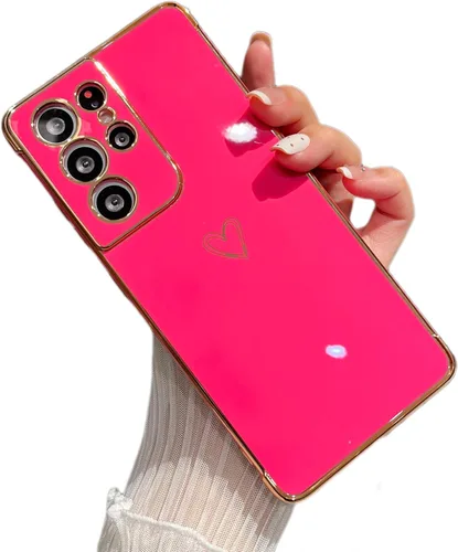 Vista 10 de ZTOFERA Funda diseñada para Google Pixel 7a, bonito diseño de corazones de amor con borde chapado y protección de lente de cámara, para Google Pixel