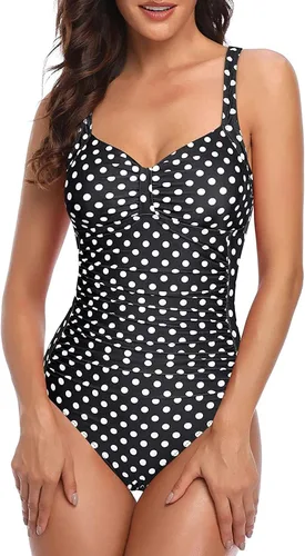 Vista 27 de Tempt Me Trajes de baño de una pieza con control de abdomen Azul marino