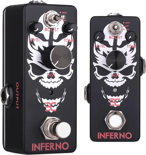 Vista 15 de EX Mini Pedal de Reverb Digital y Adaptador de Fuente de Alimentación de Pedal de Guitarra de Punta Negativa 9V 2A