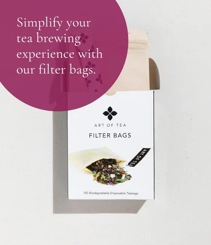 Vista 73 de Art of Tea Té orgánico Earl Grey Creme Lata de té artesanal de hojas sueltas de 2.5 onzas