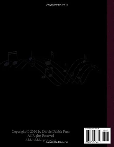 Vista 2 de Songwriting Journal A Premium Size Songwriters Notebook with 120 Numbered Cream Pages for Lyrics and Music Composition, Plus a DIY Find it Fast