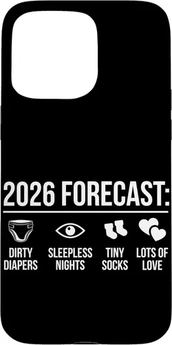 Vista 31 de Funny New Parents Future Mom Dad to Be 2026 Expecting Couple Case for iPhone 16