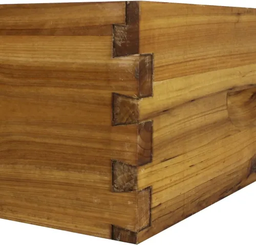Vista 2 de Hoover Hives Caja mediana de 10 marcos, totalmente montada, recubierta de cera, se adapta a las colmenas de abeja de miel Langstroth