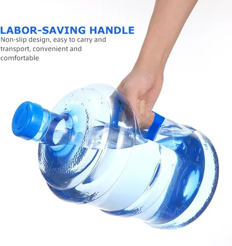 Vista 4 de Botella de agua de 5 litros – Botella de agua reutilizable – Dispensador de jarra de agua de gran capacidad, contenedor de almacenamiento de agua