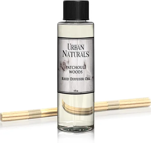Vista 13 de Urban Naturals Recambio de difusor de varillas de aceite de eucalipto y salvia y varillas Eucalipto, salvia, menta, lima y madera de cedro, 4