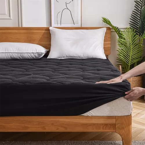 Vista 7 de Holawakaka Heart Mattress Topper King Size Extra Thick Mattress Pad for Back Pain Ultra-Soft Breathable Quilted Bed Cover with 8-18 Inch Deep Pocket