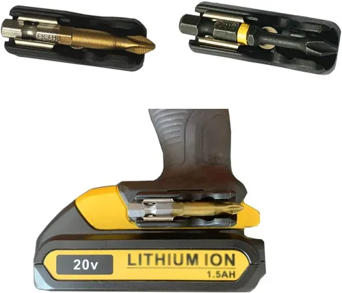 Vista 5 de Reemplazo de 2 soportes de brocas con tornillos para taladro de impacto máximo de 20 V DCD771 DCD980 DCD985 DCD980 DCD985 DCD985 DCD980L2 DCD985L2