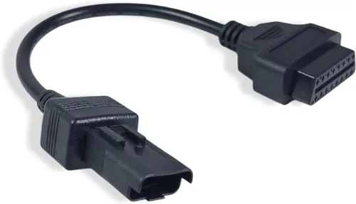 Vista 3 de Cable de motocicleta OBD para Ducati 4Pin a 16pin adaptador de cable de diagnóstico OBD2 4pin adaptador motocicleta