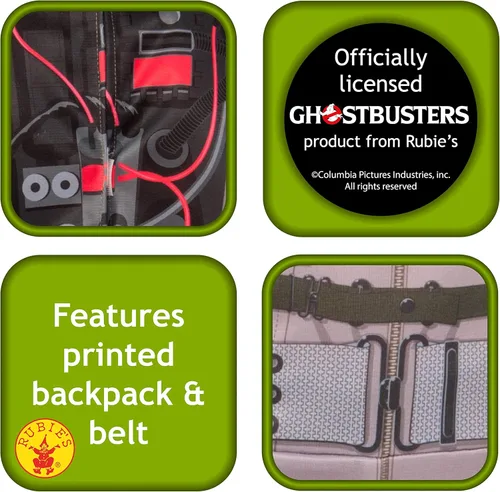 Vista 3 de Rubie 's Costume Kids Classic Ghostbusters Costume, L, Multicolor