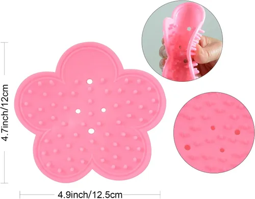 Vista 5 de 5 piezas de herramientas de espina de rosa con hojas de rosa con tijeras de podar de rosas y guantes de rosa de jardín rosa1