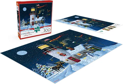 Vista 5 de Buffalo Games - Charles Wysocki - Ventana para llevar - Rompecabezas de 300 piezas para adultos - Rompecabezas desafiante perfecto para noches