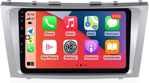 MekedeTech Radio de coche Android 12 para Toyota Camry 2007 2008 2009 2010 2011 soporte inalámbrico Carplay Android Auto, pantalla táctil