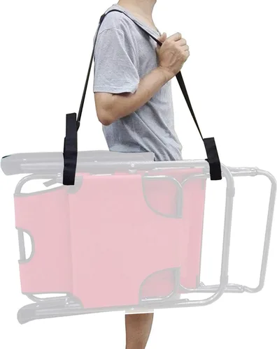YYST Correa de transporte para silla de playa plegable (silla no incluida) - Fácil de usar - Fácil de transportar - 1/PK