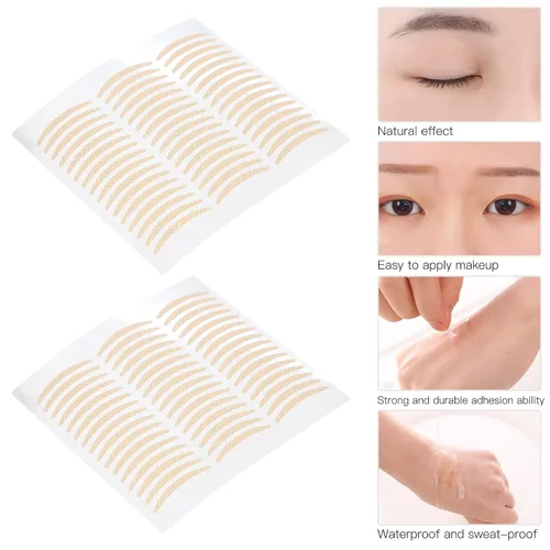 Vista 7 de Tira de elevación de párpados, cinta doble para párpados de alta permeabilidad, doble párpado, cinta adhesiva para párpados para maquillaje