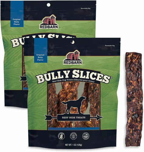 Vista 19 de Redbarn Pet Products Rebanadas de Bully para perros, tostadas francesas naturales, golosinas dentales 12 bolsas