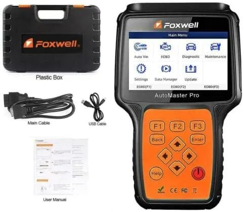 Vista 6 de FOXWELL NT680 Pro OBD2 escáner - Herramienta de escaneo de diagnóstico, escáner de coche de sistema completo - Lector de código de servicio