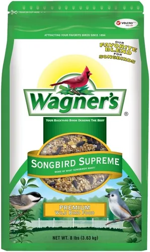 Wagner's Songbird Supreme - Mezcla de alimentos para pájaros silvestres con mezcla gourmet de frutos secos y frutas