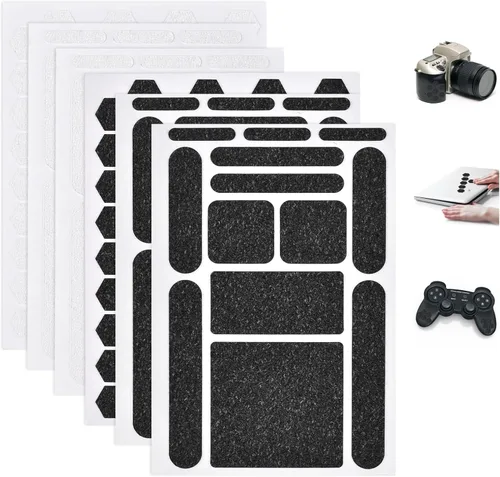 Vista 7 de 5 piezas de cinta de agarre para teléfono, calcomanías de agarre para dedos, kit de tracción adhesiva para fundas de teléfonos celulares, mouse
