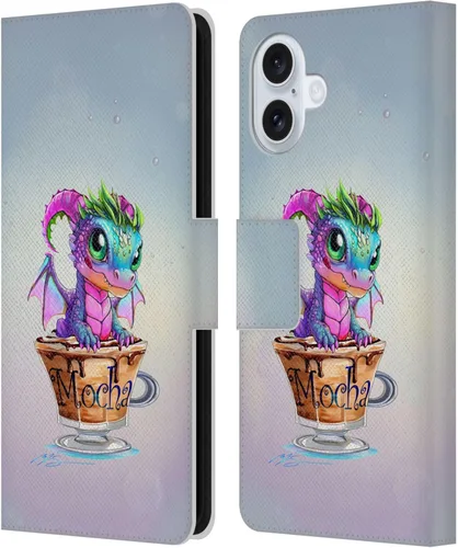 Vista 154 de Head Case Designs Officially Licensed Ruth Thompson Boba Tea Cup O Dragons Leather Wallet Case Compatible with Apple iPhone 7 Plus / 8 Plus