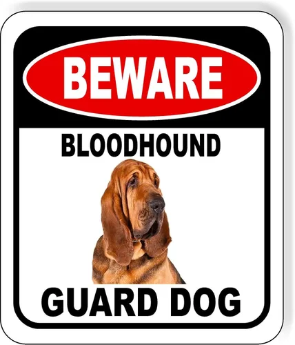 Vista 42 de BEWARE BASSETT HOUND GUARD DOG - Letrero compuesto de aluminio para exteriores, 8.5 x 10 pulgadas