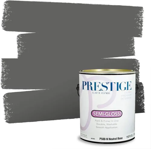 Vista 66 de PRESTIGE Paints - Pintura interior e imprimación en uno, 1 galón, cáscara de huevo, pimienta envejecida