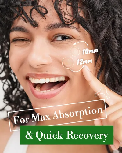 Vista 3 de Troubless Parche invisible para espinillas, 96 parches ultrafinos para acné, fácil de despegar, 2 tamaños