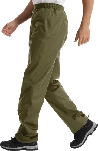 Vista 2 de iCreek Men's Rain Pants Waterproof Over Pants Windproof Lightweight Hiking Pants Work Rain Outdoor for Golf, Fishing
