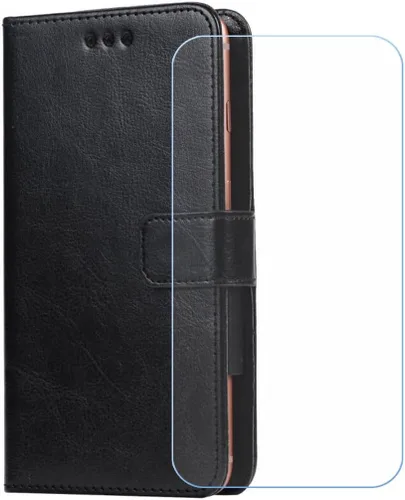 Funda para MMY I25 Ultra 5G + Protector de Película HD, Protector de Pantalla de Vidrio Templado - Funda para Teléfono con [Ranuras para Efectivo y