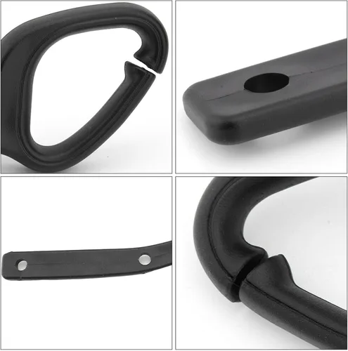 Vista 3 de Par de soportes de guía de extensión de cinturón de seguridad compatibles con accesorios de seguridad Ford Mustang EcoBoost GT 2014-2021