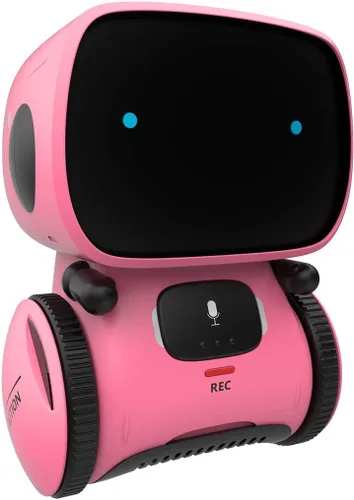 Vista 8 de 98K - Juguetes de robot para niñas y niños, robots recargables, sensor de voz y tacto interactivos, socio inteligente y profesor que habla