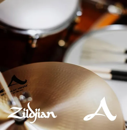 Vista 7 de Avedis Zildjian Company Serie A New Beat Platillos Hi-Hat - 12 pulgadas