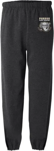 Vista 39 de LOGOVISION Pantalones deportivos para hombre con logotipo primario colegiado colección jaspeado carbón