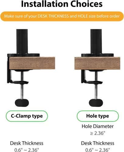 Vista 7 de Viozon Laptop/Notebook/Projector Mount Stand, Height Adjustable Single Arm Mount Support 12-17 inch Laptop/Notebook/Tablet, Free Removable VESA