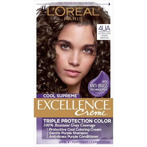 Vista 101 de L'Oreal Paris Excellence Age Perfect - Kit de coloración de tonos degradados, rubio natural medio 5CB