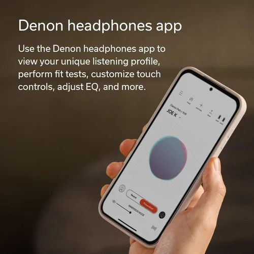 Vista 8 de Denon PerL - Audífonos inalámbricos verdaderos, batería de 24 horas Negro