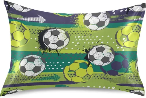 Vista 11 de Fundas de almohada de seda con estampado negro de camión monstruo para cabello y piel, suave, transpirable, suave, refrescante, funda de almohada