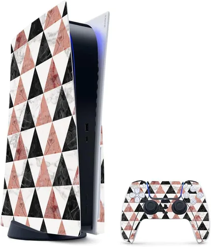 Vista 56 de MightySkins - Skin para juegos para PS5 / Playstation 5 Bundle – Mármol ámbar Envoltura protectora de vid Fácil de aplicar y cambiar