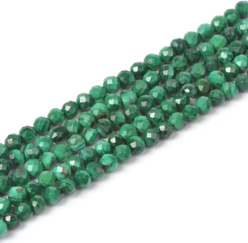 Vista 67 de Cuentas Redondas Facetadas de Ópalo Verde de 4 mm Sueltas de 16 Pulgadas para Hacer Joyas